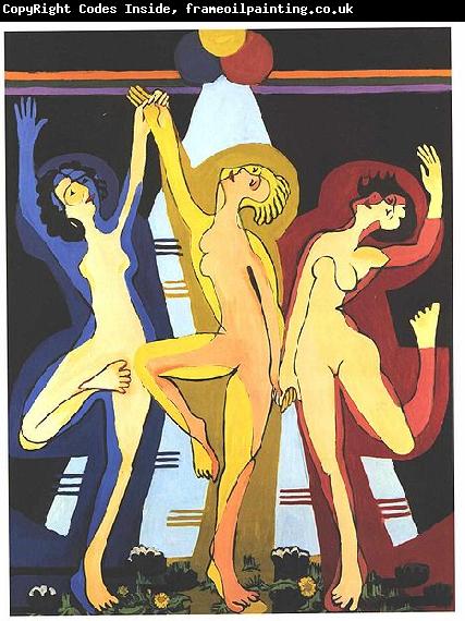Ernst Ludwig Kirchner Colourfull dance